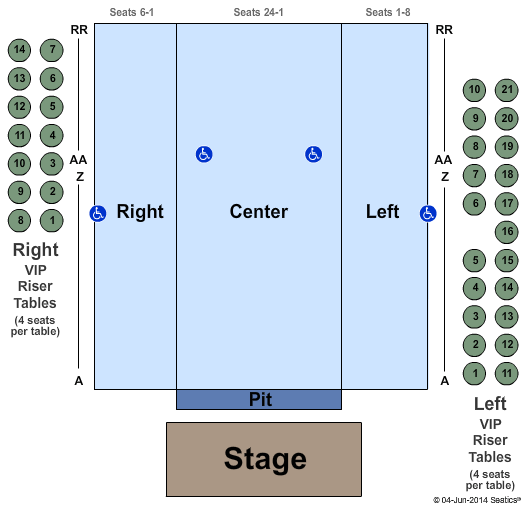 Beef And Boards Seating Chart