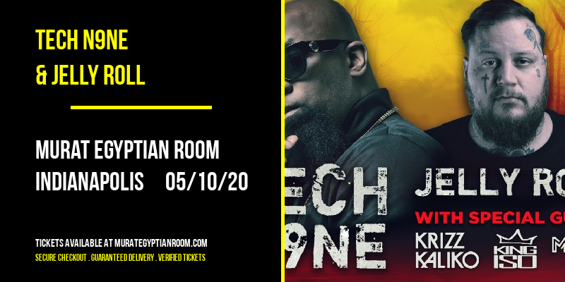 Tech N9ne & Jelly Roll at Murat Egyptian Room tickets Tech N9ne & Jelly Roll at Murat Egyptian Room