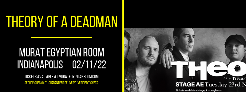 Theory of a Deadman at Murat Egyptian Room