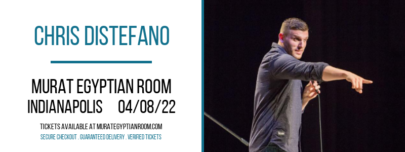 Chris Distefano at Murat Egyptian Room tickets Chris Distefano at Murat Egyptian Room