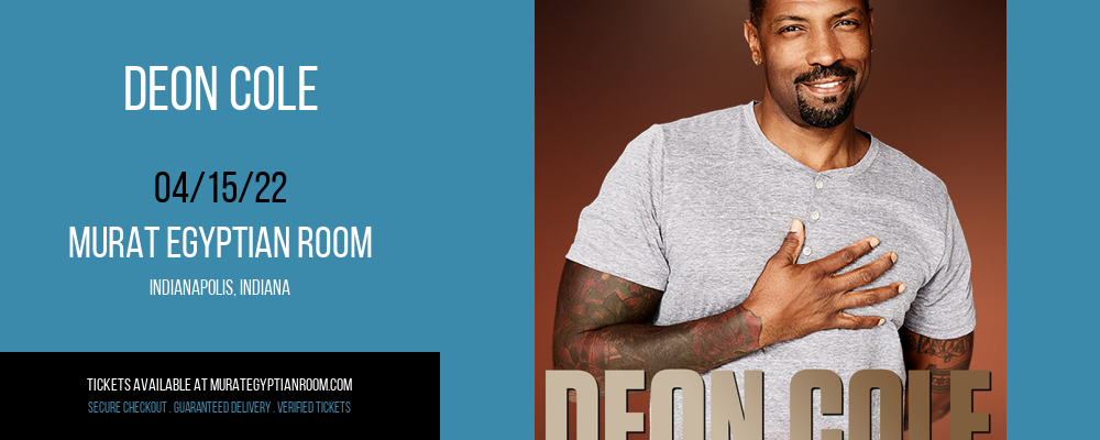 Deon Cole at Murat Egyptian Room
