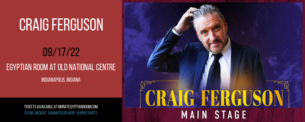 Craig Ferguson at Murat Egyptian Room