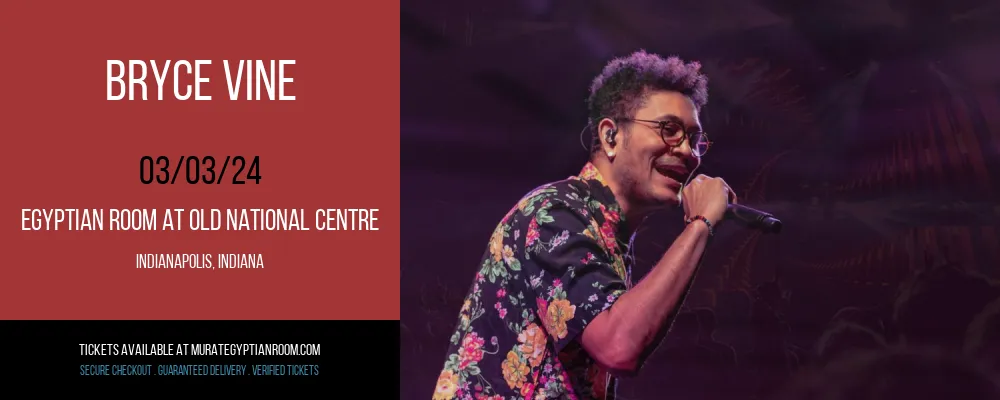 Bryce Vine at Egyptian Room At Old National Centre