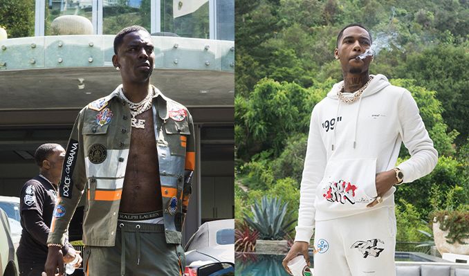Young Dolph & Key Glock  at Murat Egyptian Room
