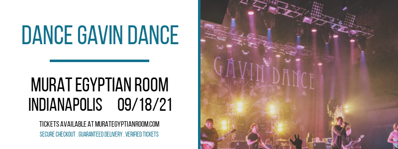 Dance Gavin Dance at Murat Egyptian Room