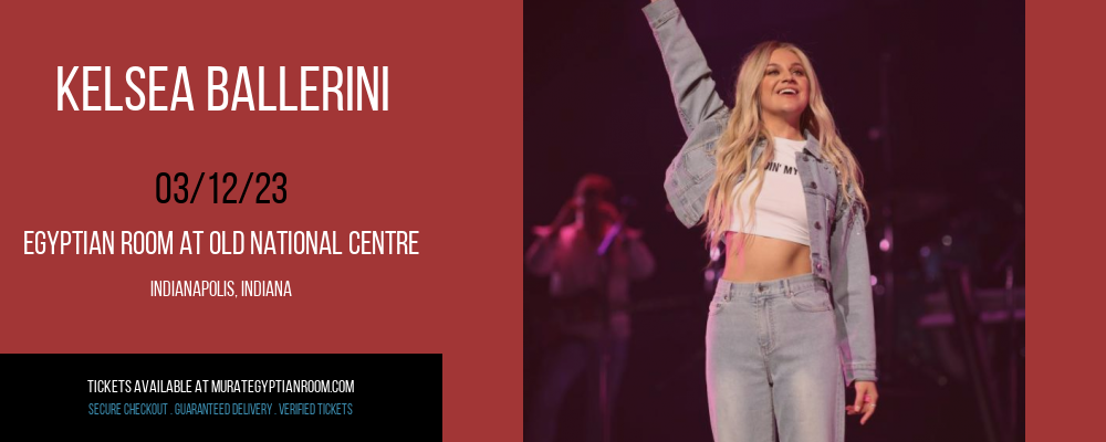 Kelsea Ballerini at Murat Egyptian Room