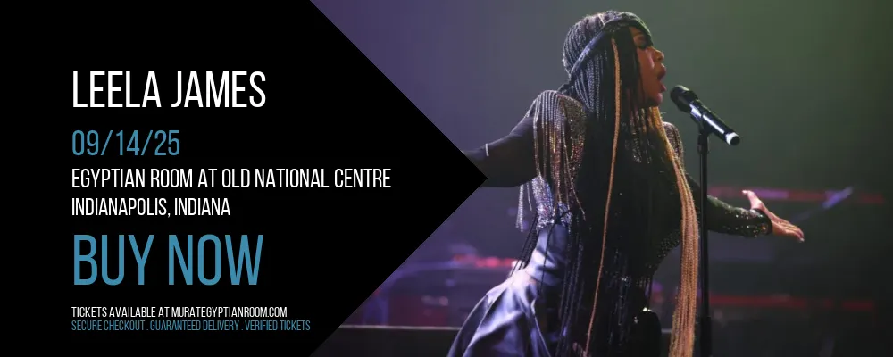 Leela James at Egyptian Room At Old National Centre