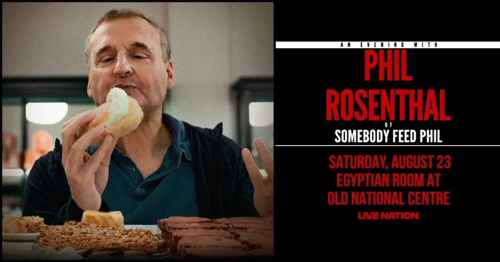 Phil Rosenthal at Egyptian Room At Old National Centre