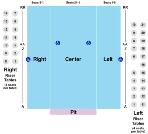 Murat Egyptian Room Seating Chart
