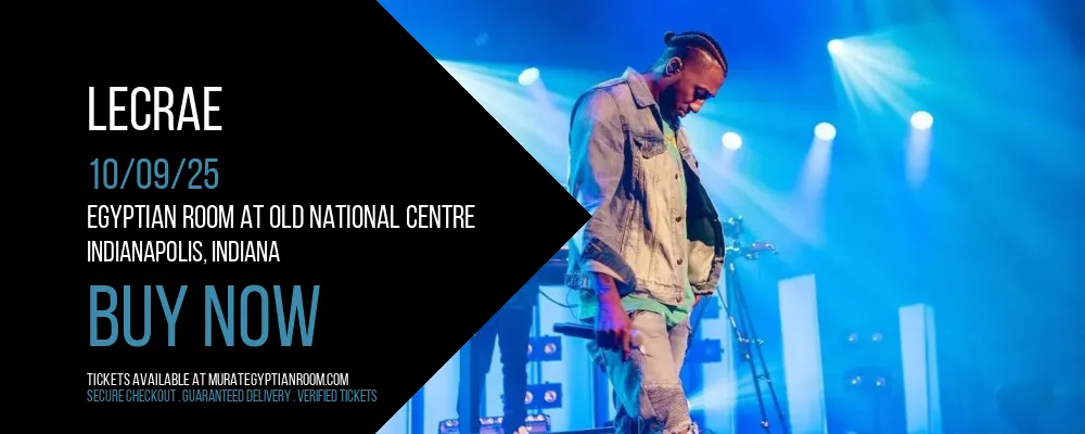 Lecrae at Egyptian Room At Old National Centre