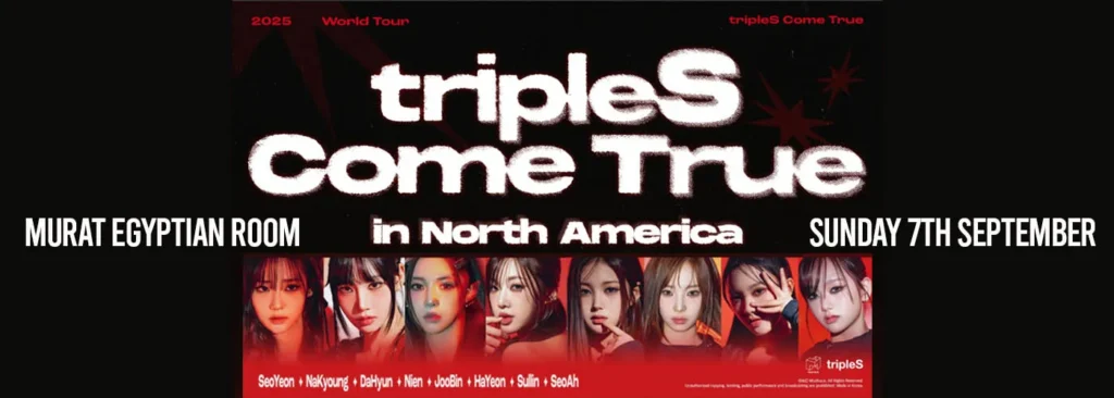 TripleS at Egyptian Room At Old National Centre