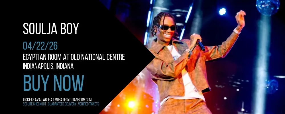 Soulja Boy at Egyptian Room At Old National Centre