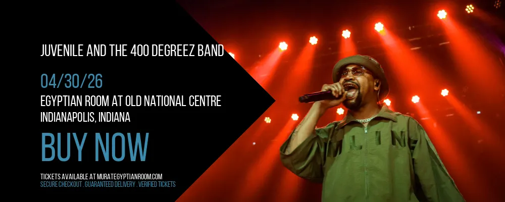 Juvenile and The 400 Degreez Band at Egyptian Room At Old National Centre