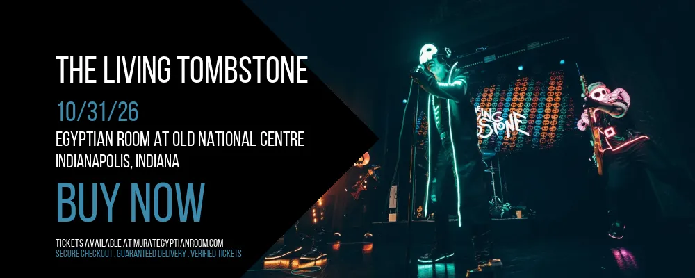 The Living Tombstone at Egyptian Room At Old National Centre