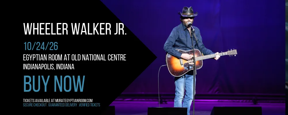 Wheeler Walker Jr. at Egyptian Room At Old National Centre